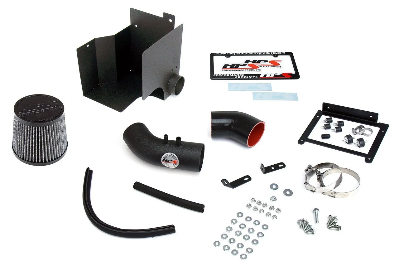 HPS Short Ram Air Intake 827-552WB Kia Forte Koup 2010-13 Black