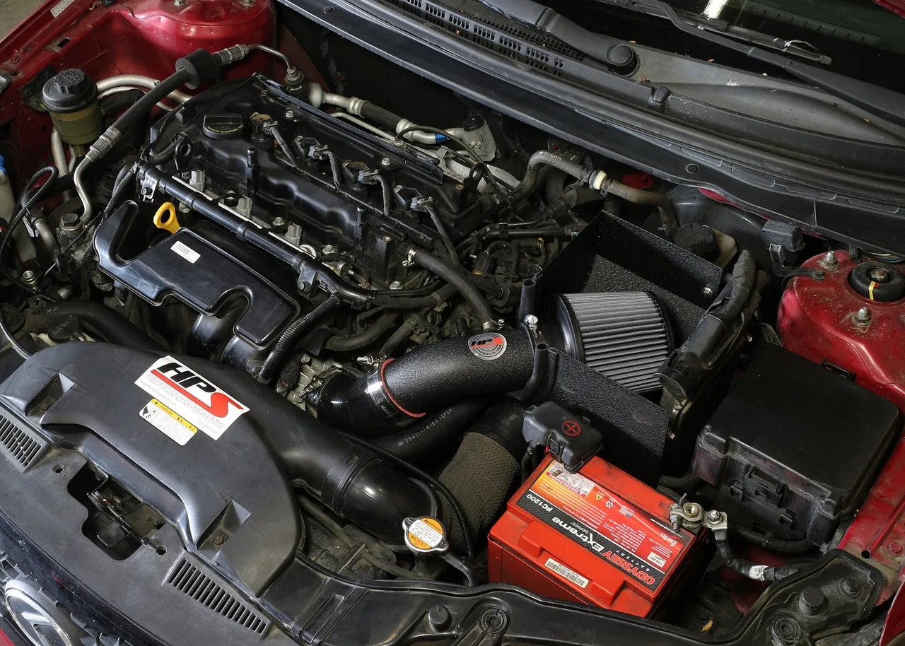HPS Short Ram Air Intake 827-552WB Kia Forte Koup 2010-13 Black