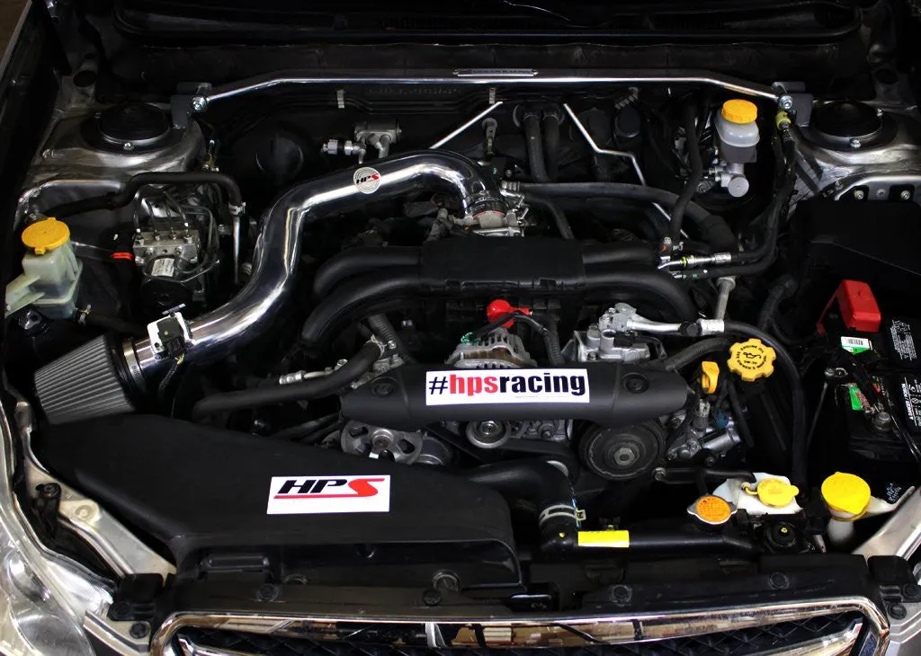 HPS Short Ram Air Intake 827-557P Subaru Outback 2010-12 Polish