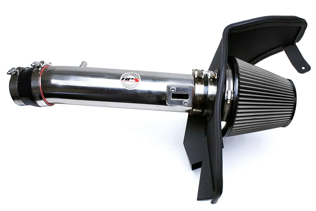 HPS Short Ram Air Intake 827-561P Ford Mustang 2011-14 Polish