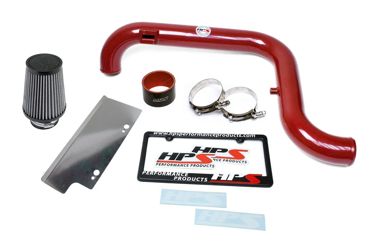 HPS Short Ram Air Intake 827-565R VW Jetta GLI 2006-08 Red