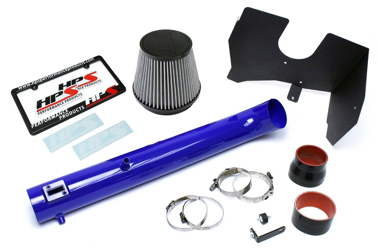HPS Short Ram Air Intake 827-567BL Nissan Pathfinder 2005-12 Blue