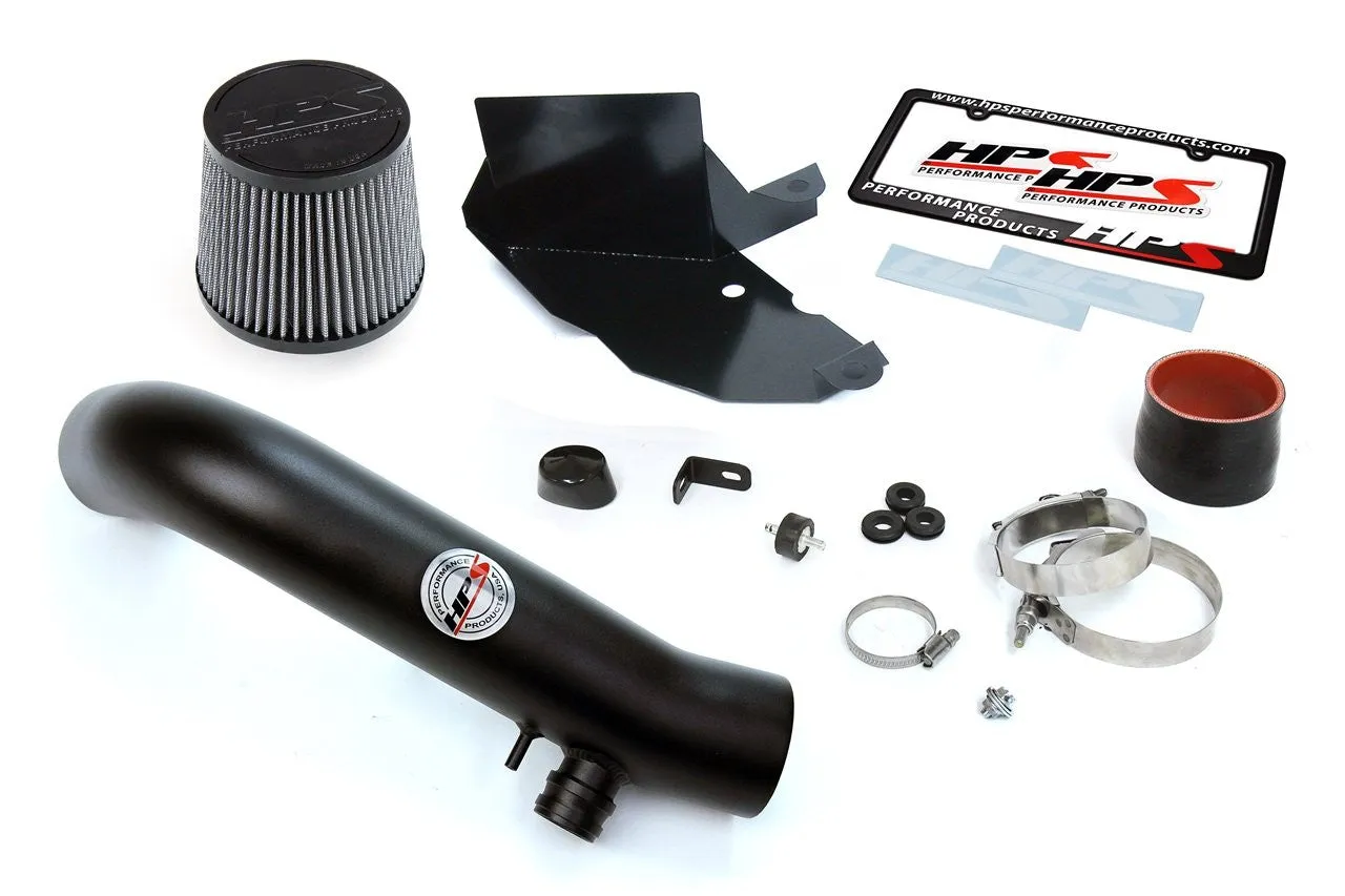 HPS Short Ram Air Intake 827-577WB Audi A3 Quattro 2015-17 Black