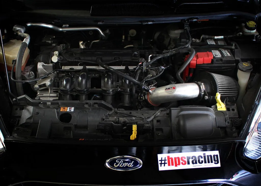 HPS Short Ram Air Intake 827-580WB Ford Fiesta 2014-15 Black