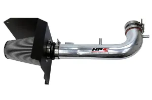 HPS Short Ram Air Intake 827-603P Silverado 1500 2014-18 Polish