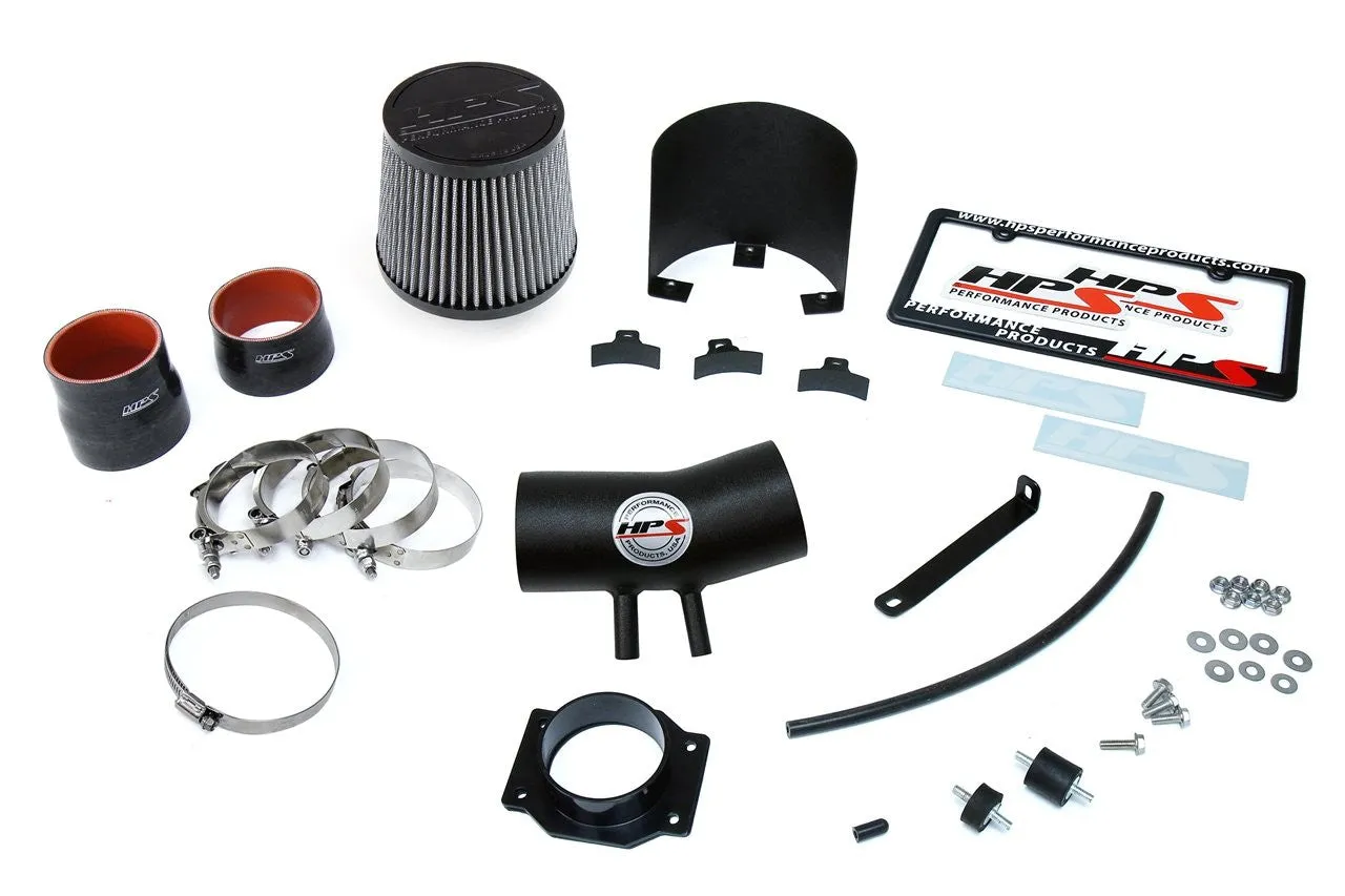 HPS Short Ram Air Intake 827-604WB Nissan Xterra 2000-04 Black