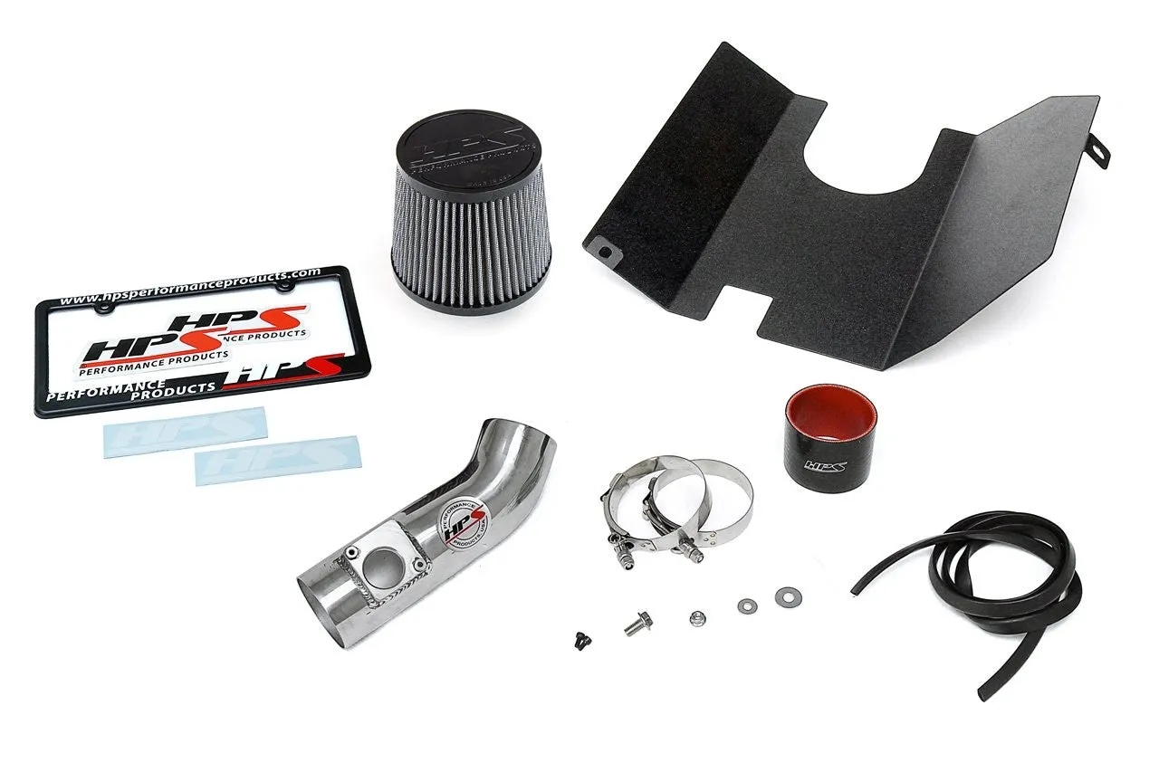 HPS Short Ram Air Intake 827-606P Subaru WRX 2006-07 Polish