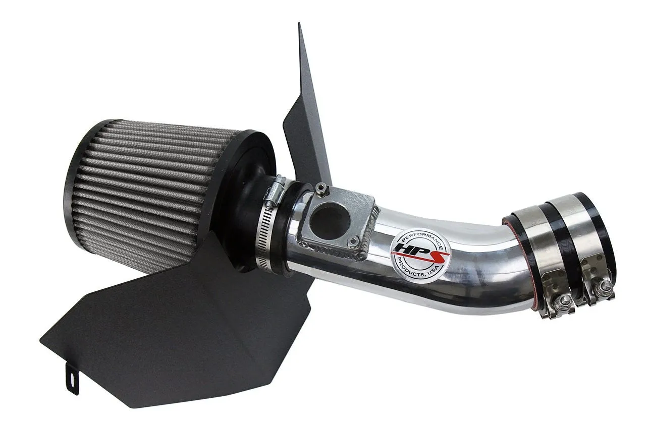 HPS Short Ram Air Intake 827-606P Subaru WRX 2006-07 Polish