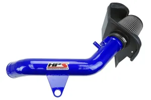 HPS Short Ram Air Intake 827-625BL BMW 435i 435ix 2014-16 Blue