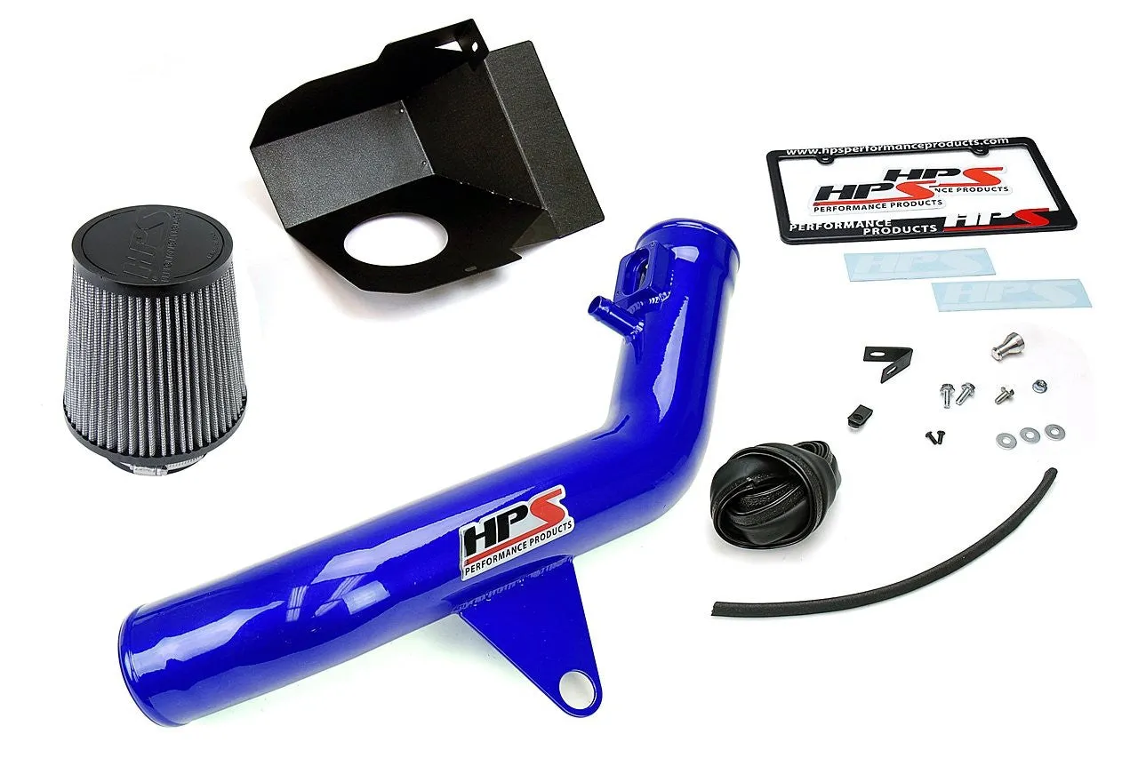 HPS Short Ram Air Intake 827-625BL BMW 435i 435ix 2014-16 Blue