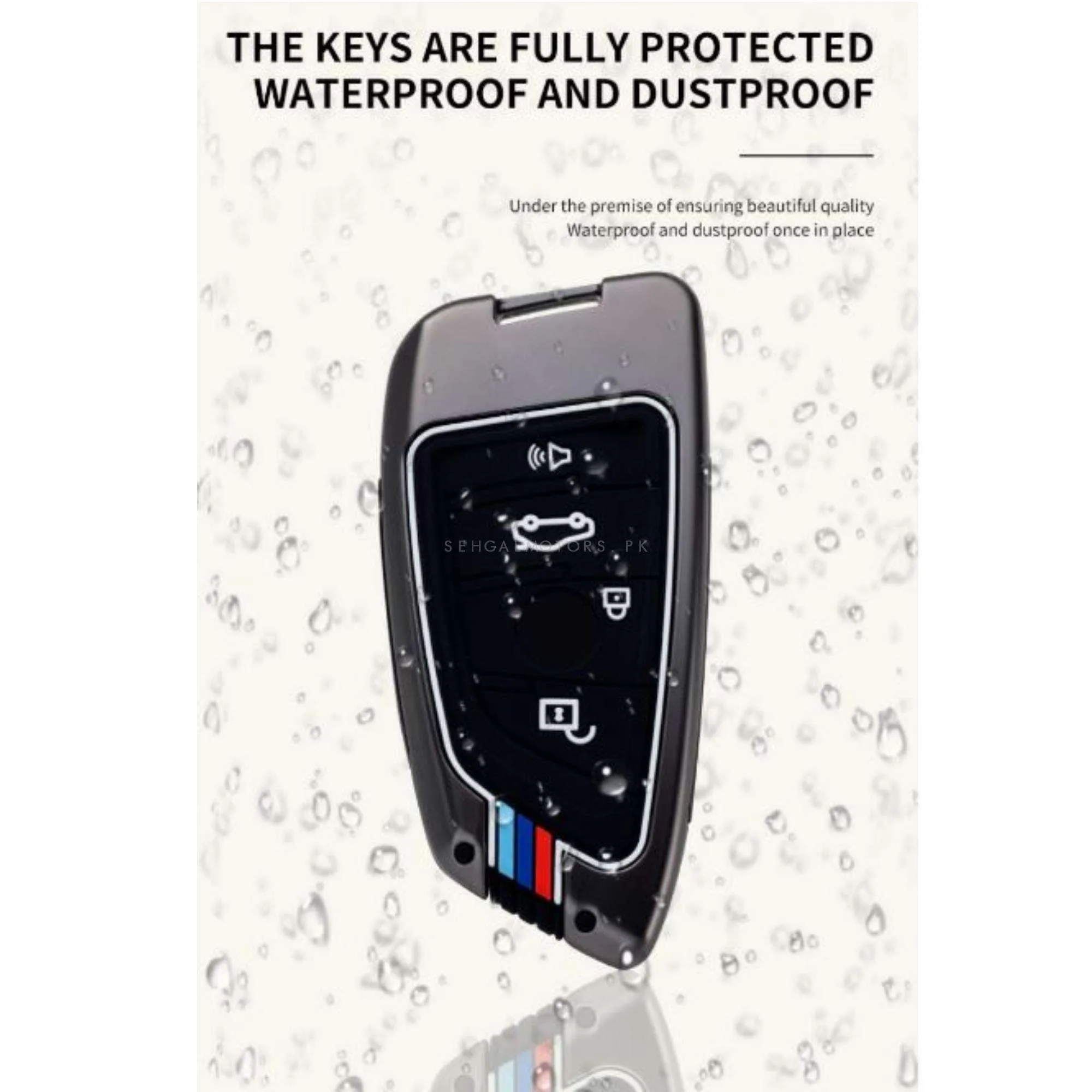 Hyundai Tucson Key Cover With Metal Shell - Model 2020-2024
