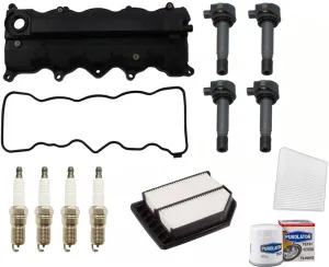 Ignition Coils Spark Plugs Valve Cover & Filters For Honda Civic 1.8L 2006-11