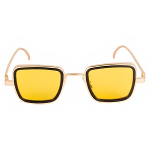 Jubleelens - Kabir Square Shade- Yellow Modern Look with UV Protection