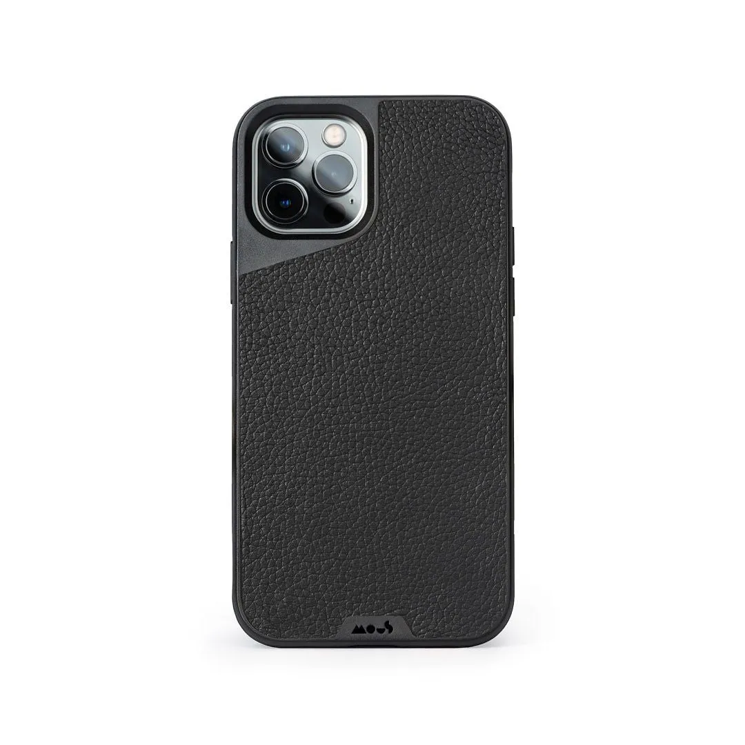 MagSafe® Compatible Black Leather Phone Case - Limitless 4.0