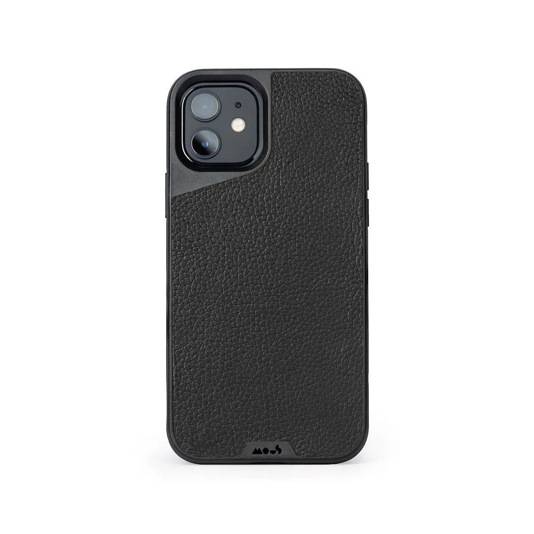 MagSafe® Compatible Black Leather Phone Case - Limitless 4.0