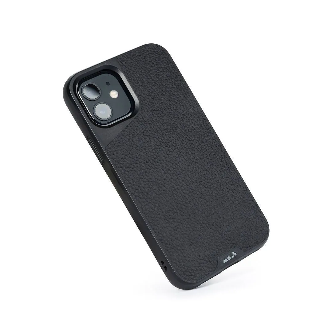 MagSafe® Compatible Black Leather Phone Case - Limitless 4.0