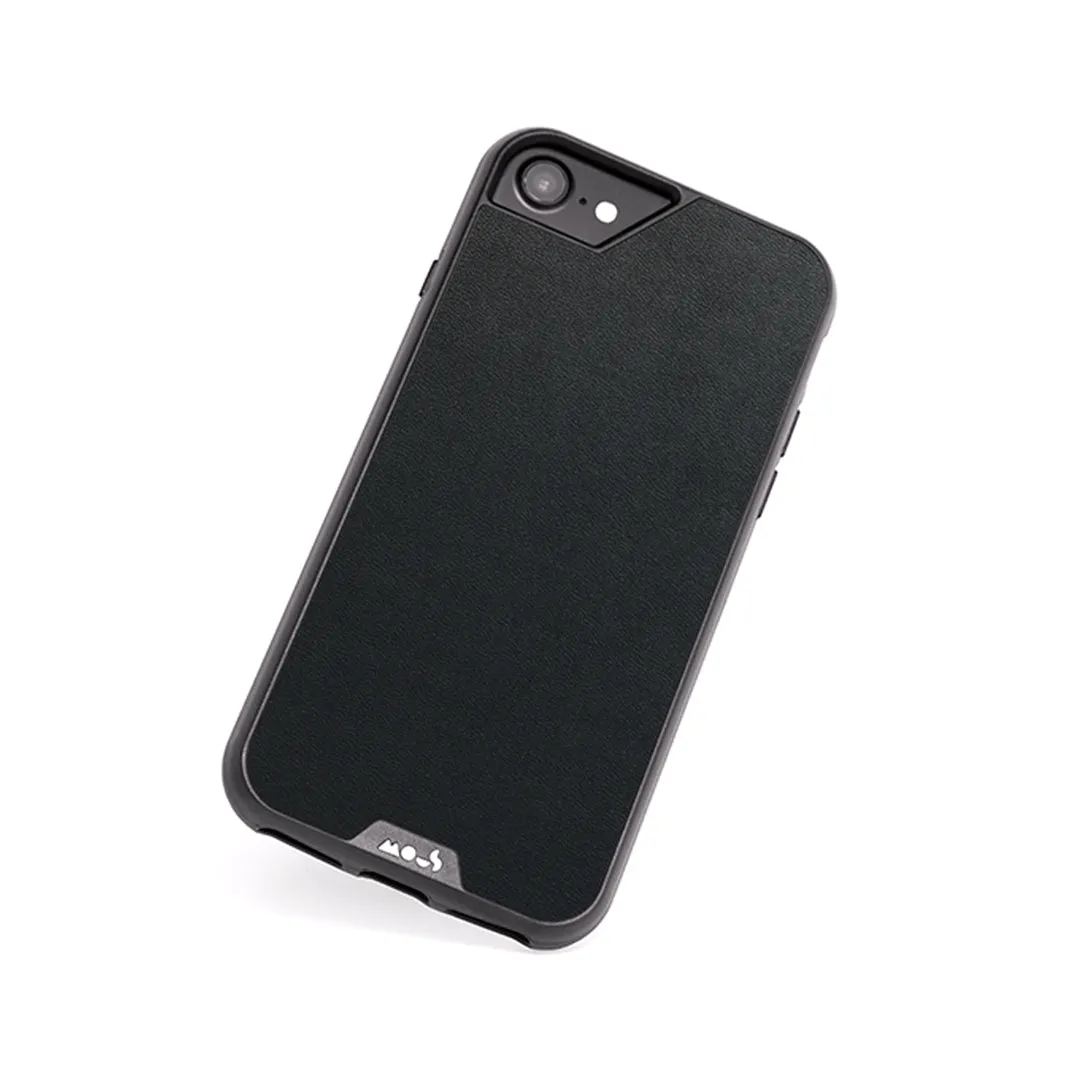 MagSafe® Compatible Black Leather Phone Case - Limitless 4.0