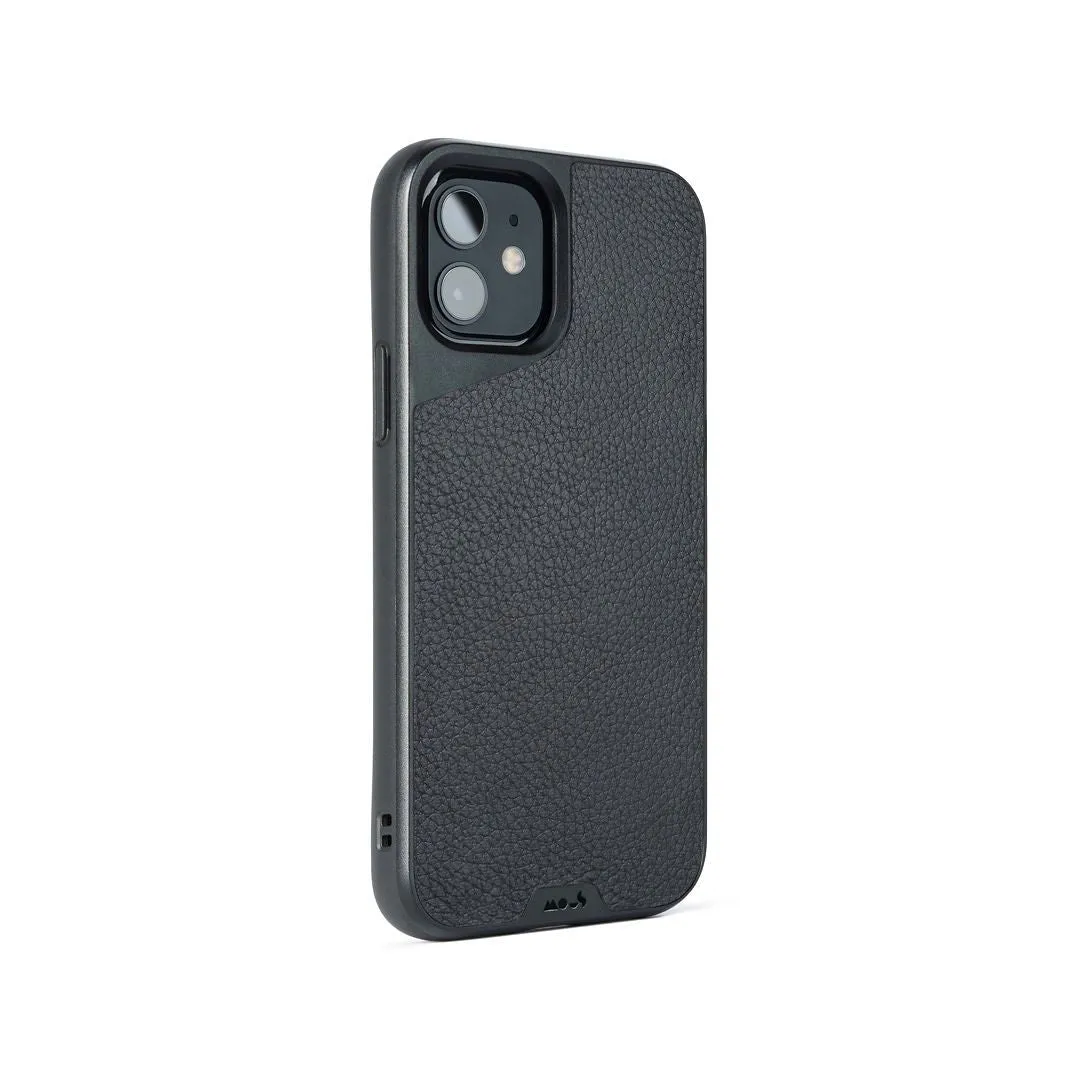 MagSafe® Compatible Black Leather Phone Case - Limitless 4.0