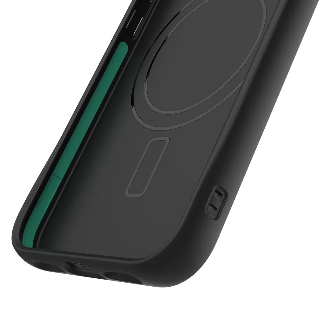 MagSafe® Compatible Black Leather Phone Case - Limitless 4.0