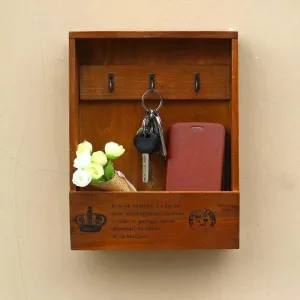 Mail Organizer Box with Key Hanging