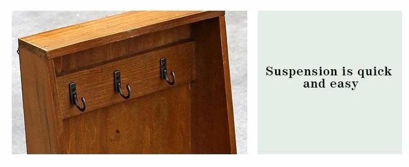 Mail Organizer Box with Key Hanging