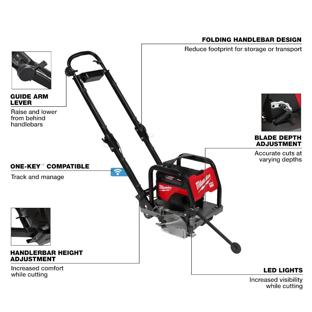Milwaukee MXF316-2XC MX FUEL 6" Green Concrete Saw Kit