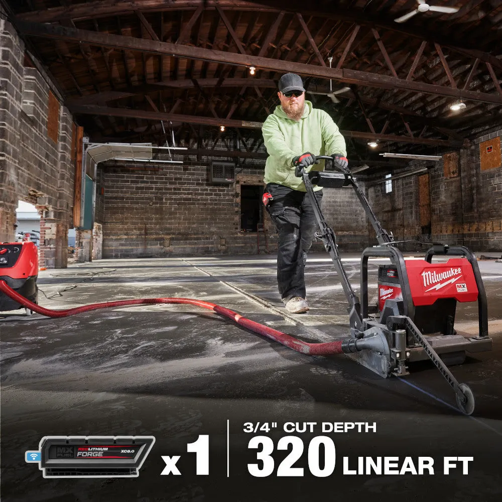 Milwaukee MXF316-2XC MX FUEL 6" Green Concrete Saw Kit