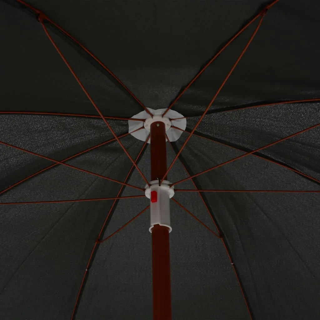 Parasol with Steel Pole 240 cm Anthracite