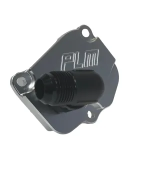 Precision Works Timing Chain Tensioner Cover Plate AN10 90 Degree Swivel Honda K-Series