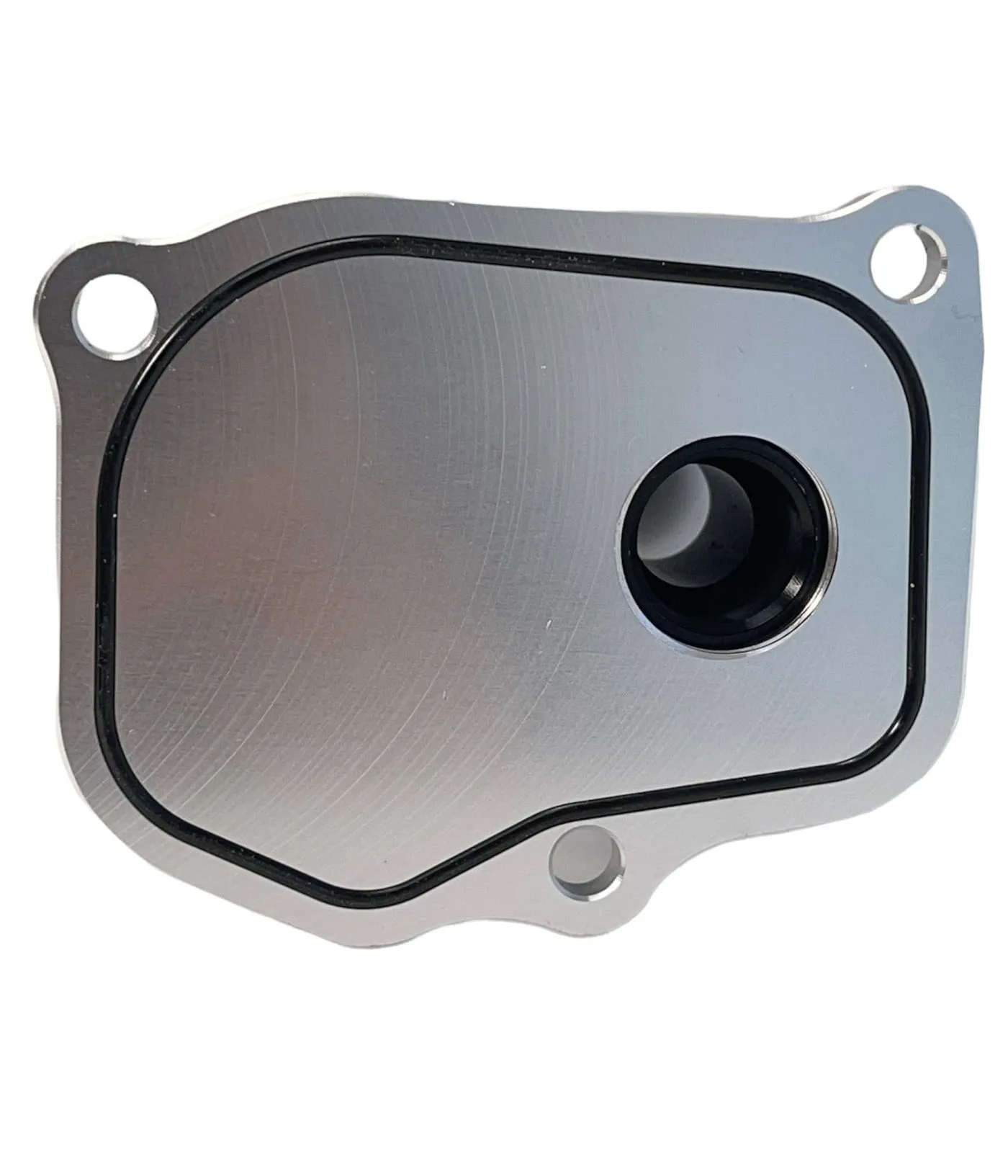 Precision Works Timing Chain Tensioner Cover Plate AN10 90 Degree Swivel Honda K-Series