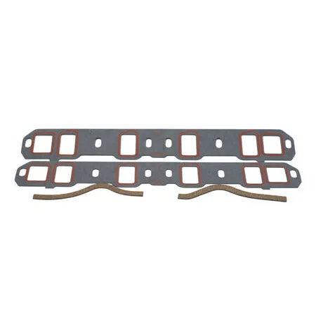 SCE Intake Manifold Gasket - 1.000 x 2.000 in Rectangular Port - Small Block Ford