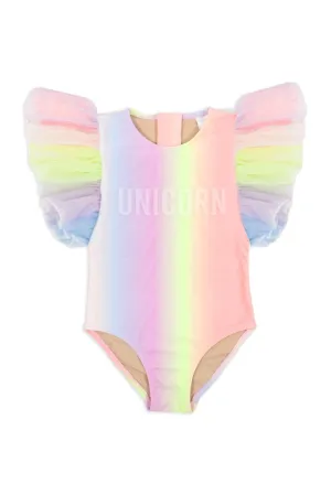 Shade Critters Sherbert Rainbow Unicorn One Piece Swimsuit