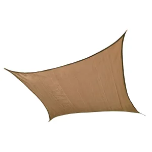 ShelterLogic | Shade Sail Square 12 x 12 ft. Sand (Attachment point/pole not included)