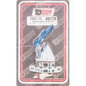 Trans-Dapt Timing Tab - Chrome - 7 in OD Balancer - Small Block Chevy