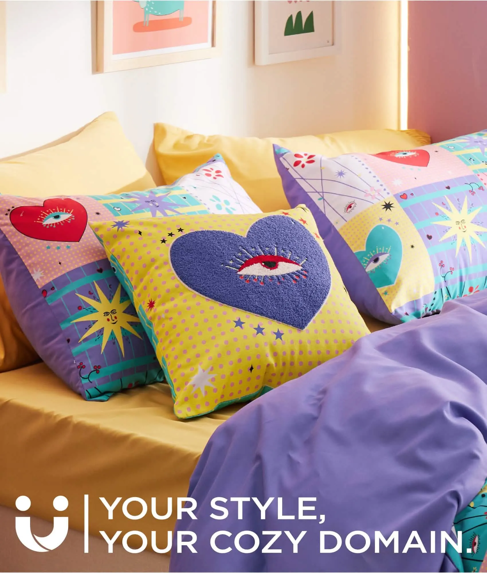 U by Bedsure 100% Cotton - Authenticity Throw Pillow Cover