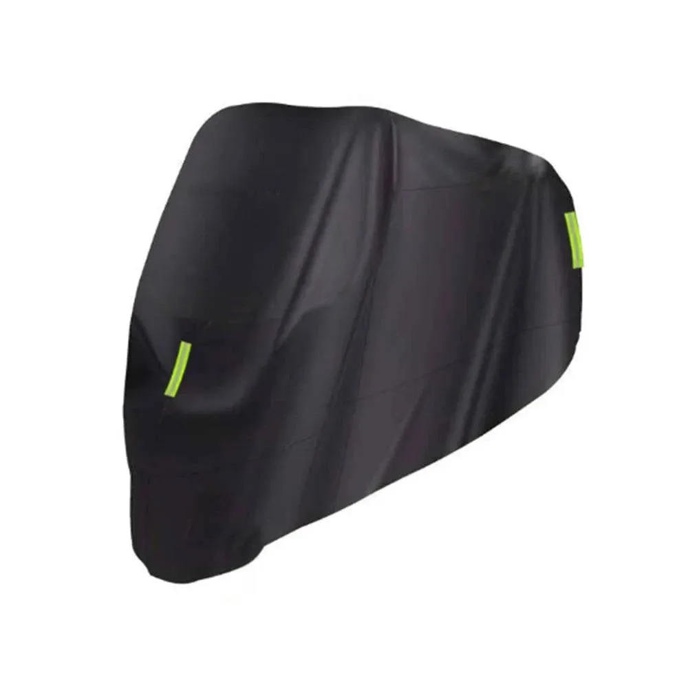 Universal Motorcycle Cover All Season Waterproof Outdoor Protection Against Dust Debris Rain Weather(M-XXXXL) 210D Oxford cloth